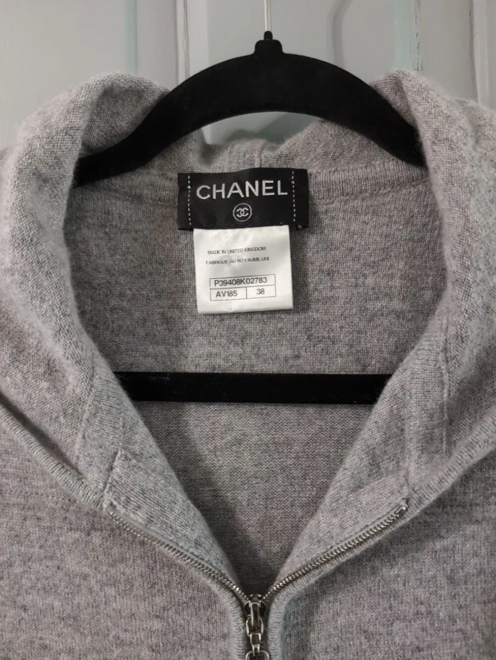 50% OFF CHANEL Vintage 2010 Chanel Grey  Cashmere Track Suit